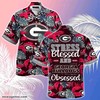 Georgia Bulldogs Summer Beach Hawaiian Shirt - Hibiscus Pattern For Sports Enthusiasts 