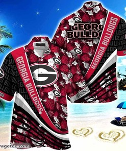 Georgia Bulldogs Summer Beach Hawaiian Shirt - If This Flag Offends You Design 