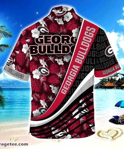 Georgia Bulldogs Summer Beach Hawaiian Shirt - If This Flag Offends You Design