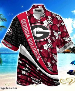 Georgia Bulldogs Summer Beach Hawaiian Shirt - If This Flag Offends You Design 