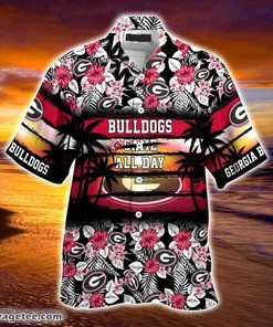 Georgia Bulldogs Summer Beach Hawaiian Shirt - Perfect Gift For Sports Fans 