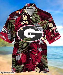 Georgia Bulldogs Summer Beach Hawaiian Shirt - Stress Blessed Obsessed Design