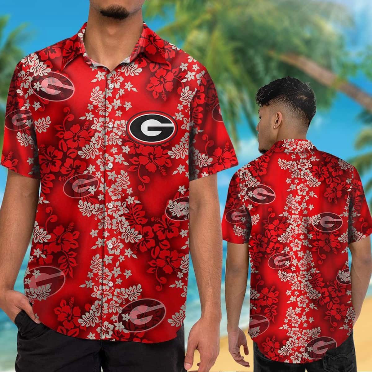 Georgia Bulldogs UGA Beach Lover Hawaiian Shirt