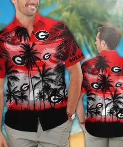 Georgia Bulldogs UGA Hawaiian Shirt - Coconut Tree Style
