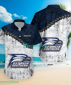 Georgia Southern Eagles Polynesian Tattoo Grunge Hawaiian Shirt