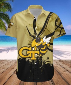 Georgia Tech Yellow Jackets Hawaiian Shirt for Fans of All Genders - Great for Any Event 