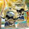 Georgia Tech Yellow Jackets NCAA Best Hawaiian Shirt Ever- Customize Any Team Any League