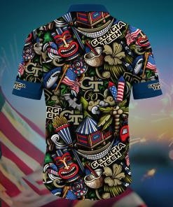 Georgia Tech Yellow Jackets NCAA Flower Hawaii Shirt For Fans Ver 25