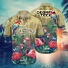 Georgia Tech Yellow Jackets NCAA Flower Hawaii Shirt For Fans Ver 29