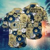 Georgia Tech Yellow Jackets NCAA Flower Hawaii Shirt For Fans Ver 35