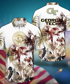 Georgia Tech Yellow Jackets NCAA Hawaii Shirt For Fans Ver 2