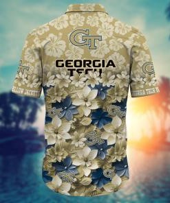 Georgia Tech Yellow Jackets NCAA Hawaiian Shirt Gift For Fan