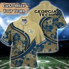 Georgia Tech Yellow Jackets NCAA US Flag Flower Hawaii Shirt For Fans