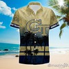 Georgia Tech Yellow Jackets Summer Hawaiian Shirt And Shorts - Perfect Gift