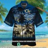 Georgia Tech Yellow Jackets Tropical Aloha Hawaiian Shirt and Shorts - Great Pair For Summer 