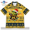 Get Festive with Baby Yoda Michigan Wolverines Sports Football Ugly Christmas Sweater Unisex Hawaiian Shirt