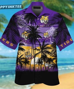 Get Festive with Snoopy and LSU Tigers Christmas Hawaiian Shirt