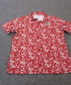Get Game Day Ready with Columbia PFG Alabama Crimson Tide Logo Hawaiian Shirt