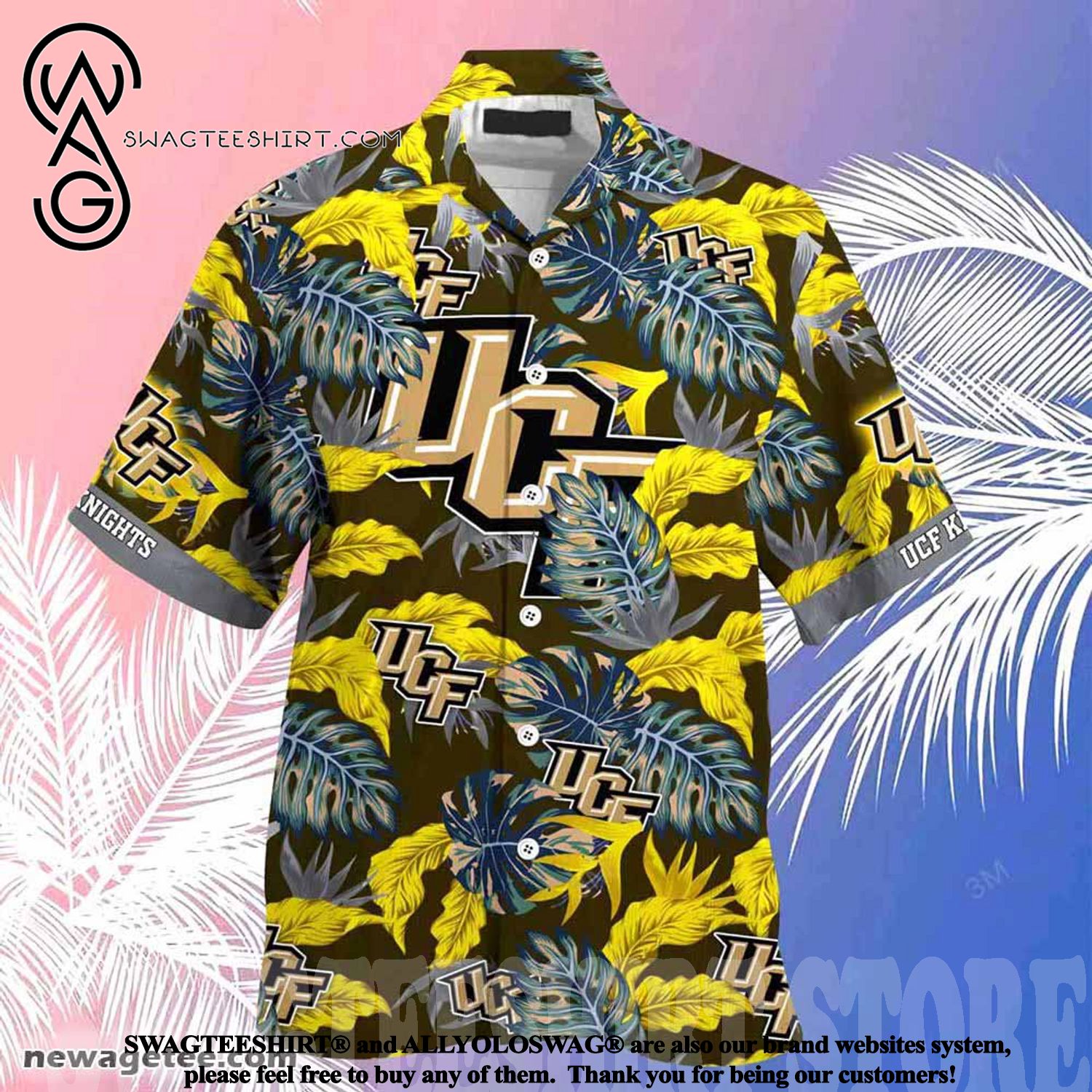 Get Ready for Summer with Ucf Knights Stress Blessed Obsessed Summer Beach Hawaiian Shirt