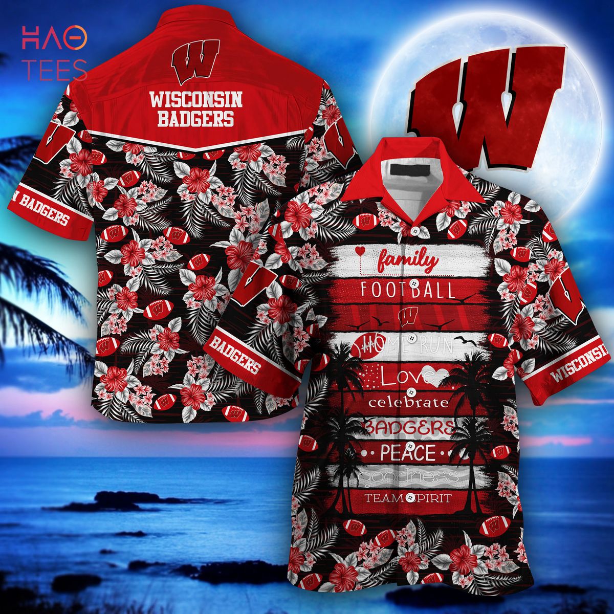 Get Ready for Summer with Wisconsin Badgers Hawaiian Shirt