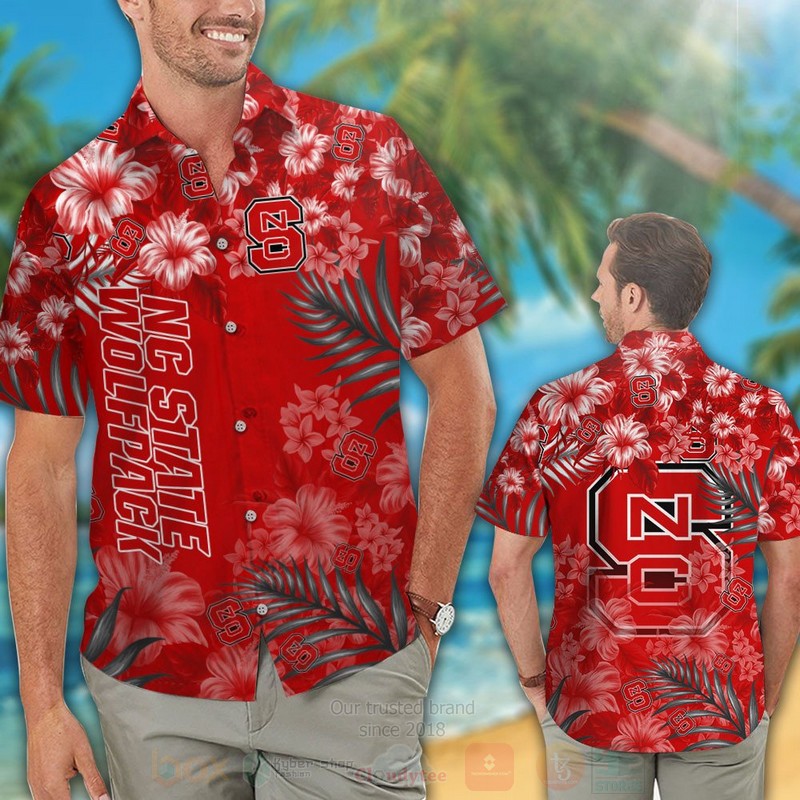 Get Ready for the Beach with the BEST NCAA North Carolina State Wolfpack Hawaiian Shirt and Shorts Set