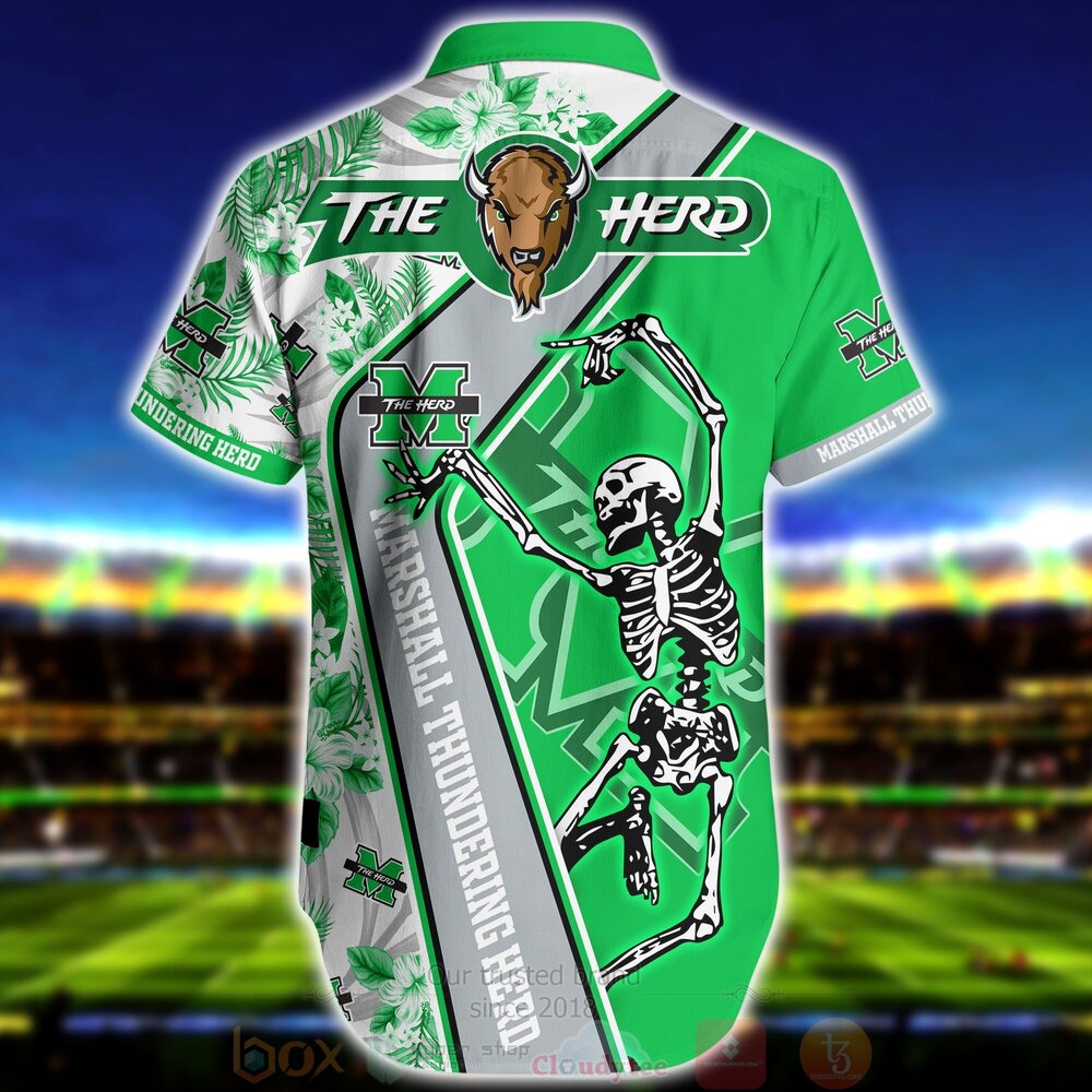 Get Your Aloha On with This Marshall Thundering Herd Hawaii Shirt and Beach Short
