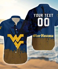 Get Your Mickey On with NCAA West Virginia Mountaineers Mickey Aloha Hawaiian Shirt