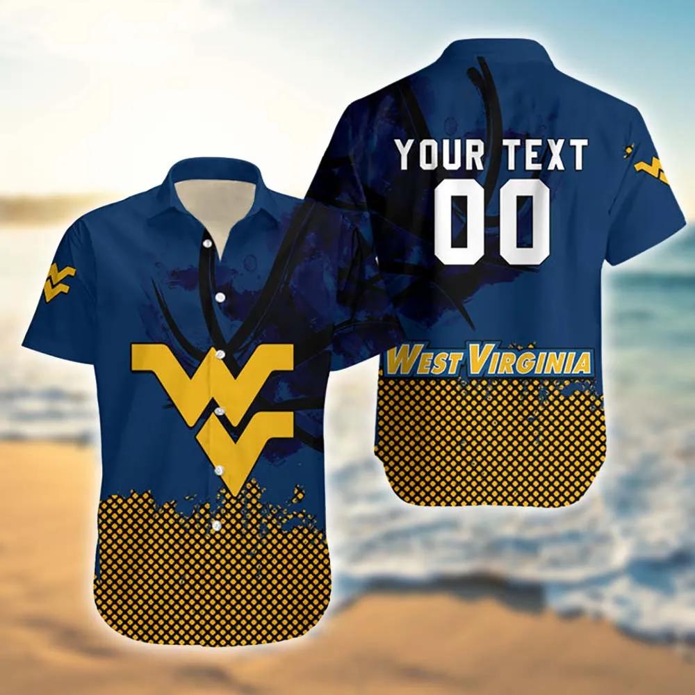 Get Your Mickey On with NCAA West Virginia Mountaineers Mickey Aloha Hawaiian Shirt