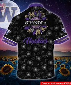 Get into the Summer Spirit with Washington Huskies Hawaiian Shirt