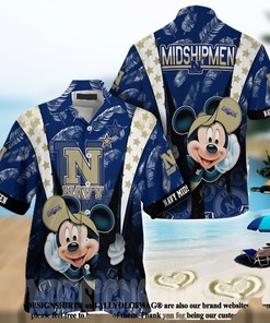 Gift Your Loved Ones with Navy Midshipmen Summer Hawaiian Shirt