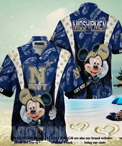 Gift Your Loved Ones with Navy Midshipmen Summer Hawaiian Shirt