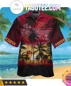 Golden Gophers Aloha Hawaii Shirt with Beach Short - Perfect for Summer