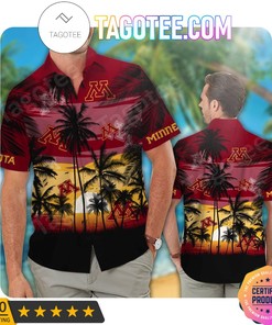 Golden Gophers Aloha Hawaii Shirt with Beach Short - Perfect for Summer