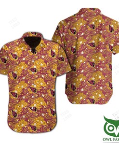 Grateful Dead Arizona Cardinals Fan Hawaiian Shirt - Perfect Gift for Fans