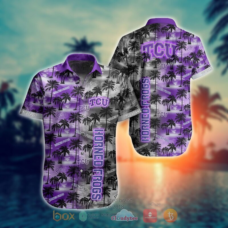 HOT NCAA TCU Horned Frogs Coconut Hawaiian Shirt and Shorts - Perfect for Summer