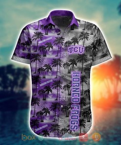 HOT NCAA TCU Horned Frogs Coconut Hawaiian Shirt and Shorts - Perfect for Summer