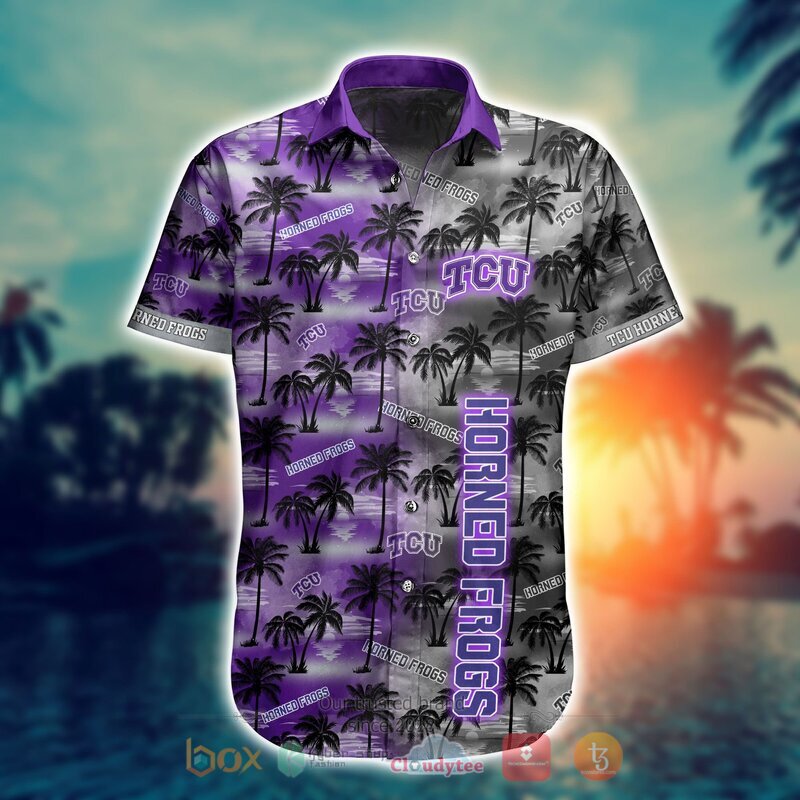 HOT NCAA TCU Horned Frogs Coconut Hawaiian Shirt and Shorts - Perfect for Summer