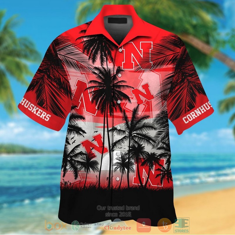 HOT Nebraska Cornhuskers Tropical Hawaiian Shirt and Shorts - Perfect for Summer