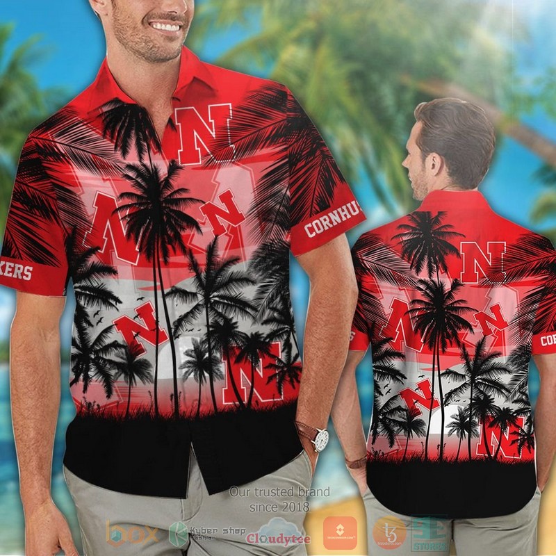 HOT Nebraska Cornhuskers Tropical Hawaiian Shirt and Shorts - Perfect for Summer
