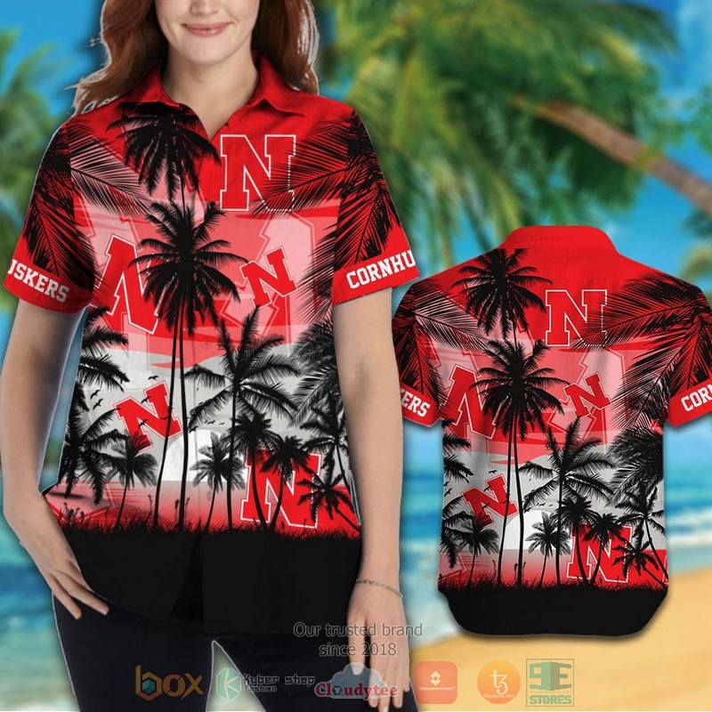 HOT Nebraska Cornhuskers Tropical Hawaiian Shirt and Shorts - Perfect for Summer