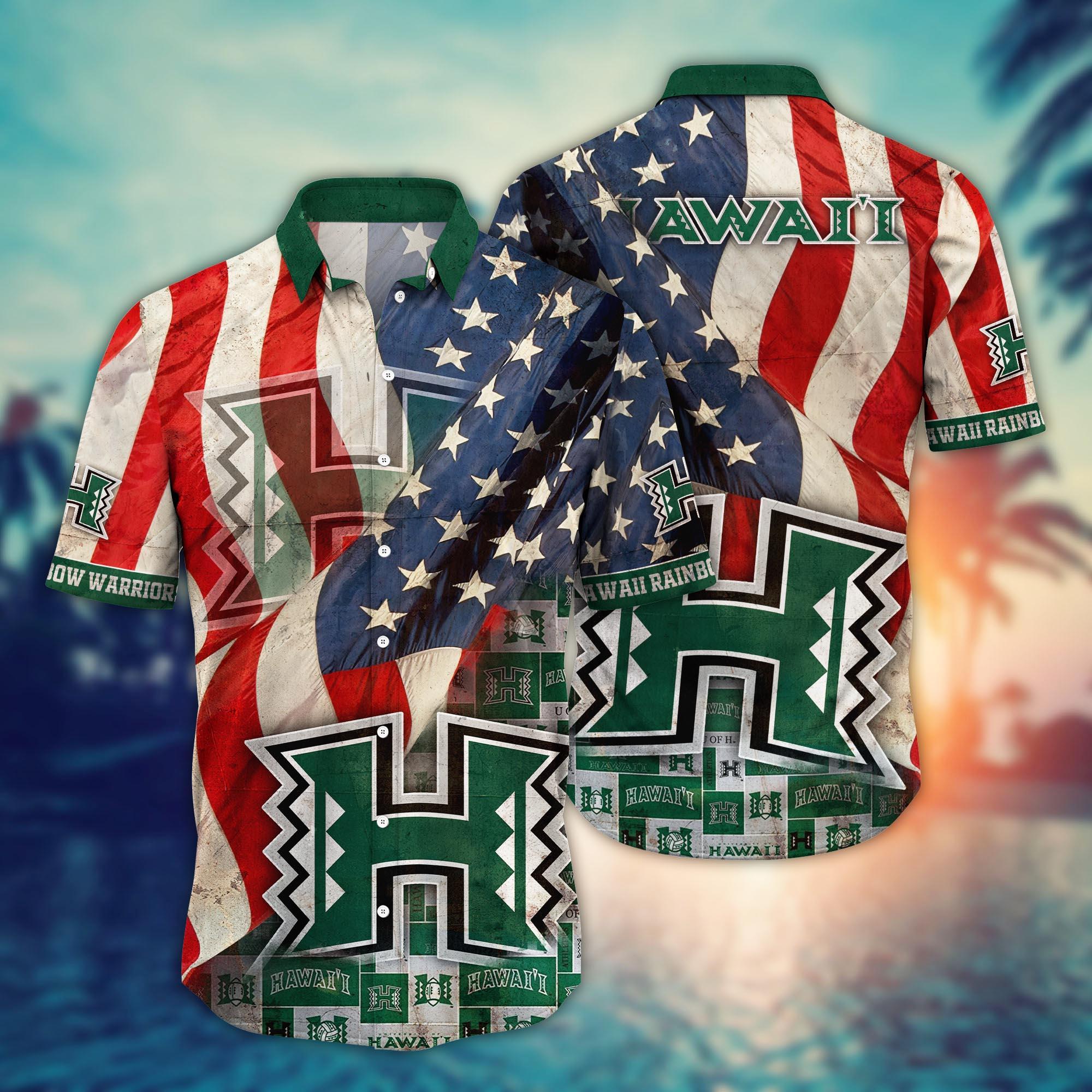 Hawaii Rainbow Warriors NCAA Flower Hawaii Shirt For Fans Ver 10