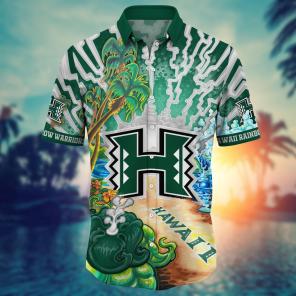 Hawaii Rainbow Warriors NCAA Flower Hawaii Shirt For Fans Ver 19