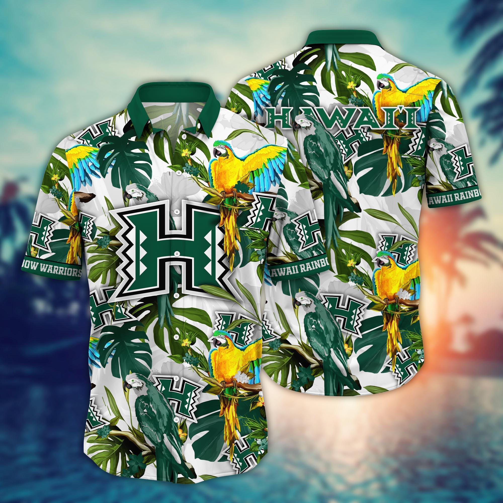 Hawaii Rainbow Warriors NCAA Flower Hawaii Shirt For Fans Ver 2