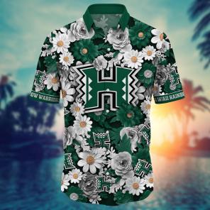 Hawaii Rainbow Warriors NCAA Flower Hawaii Shirt For Fans Ver 21