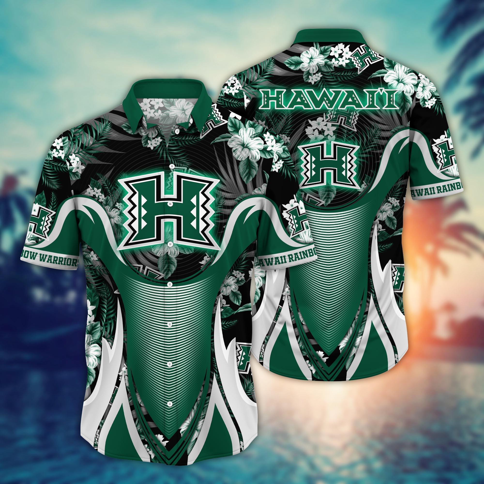 Hawaii Rainbow Warriors NCAA Flower Hawaii Shirt For Fans Ver 22