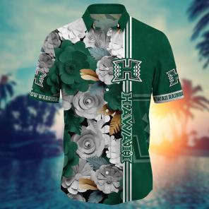 Hawaii Rainbow Warriors NCAA Flower Hawaii Shirt For Fans Ver 24