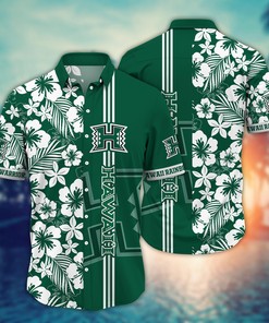 Hawaii Rainbow Warriors NCAA Flower Hawaii Shirt For Fans Ver 25