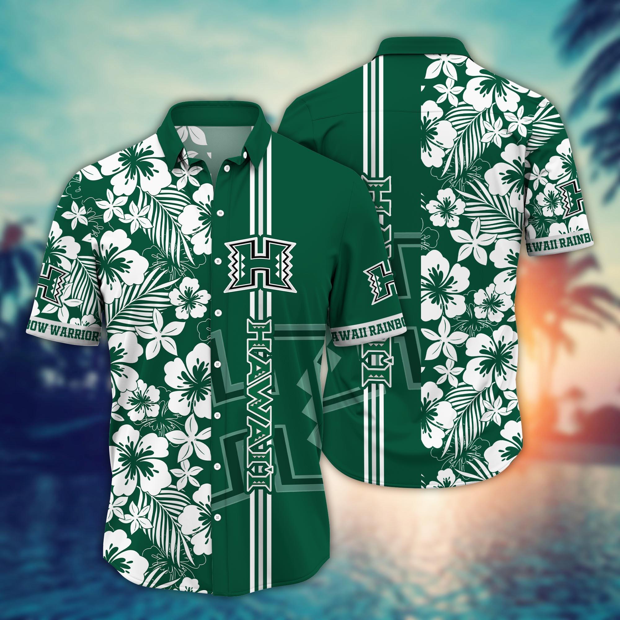 Hawaii Rainbow Warriors NCAA Flower Hawaii Shirt For Fans Ver 25