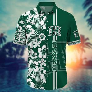 Hawaii Rainbow Warriors NCAA Flower Hawaii Shirt For Fans Ver 25
