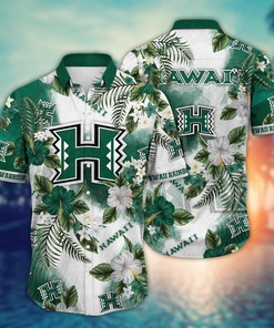 Hawaii Rainbow Warriors NCAA Flower Hawaii Shirt For Fans Ver 27